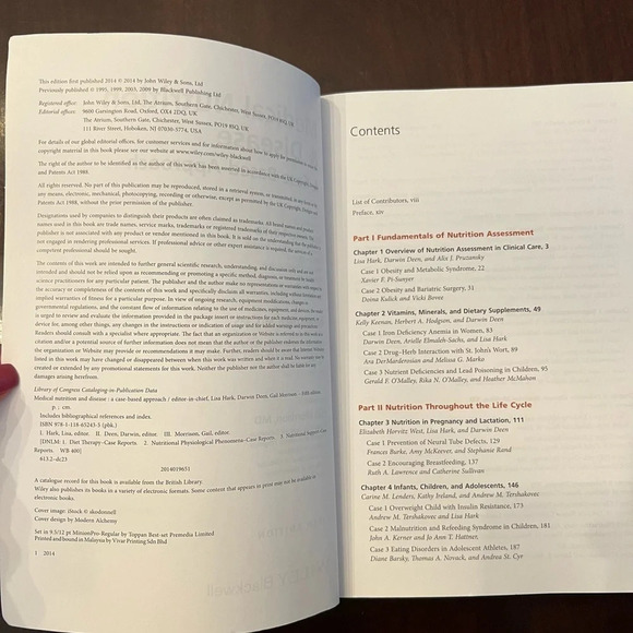 Medical Nutrition & Disease A Case Based Approach. Fifth Edition Paperback - Picture 3 of 5